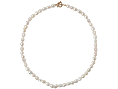 Pearl Lane Necklace（Gold）【Luxe】 | Freecus
