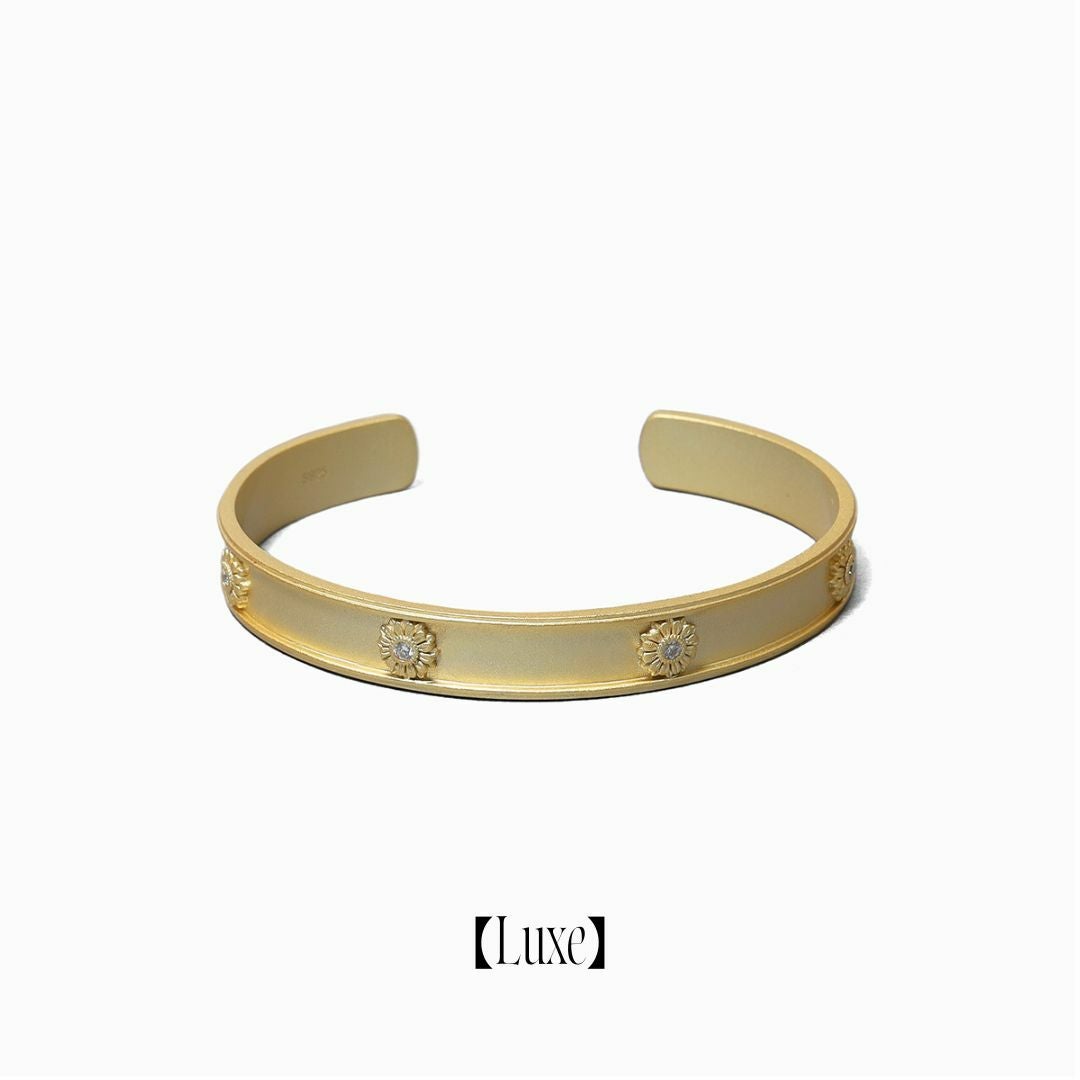 Freecus Flower Bangle (Gold)【Luxe】 BANGLE | Freecus