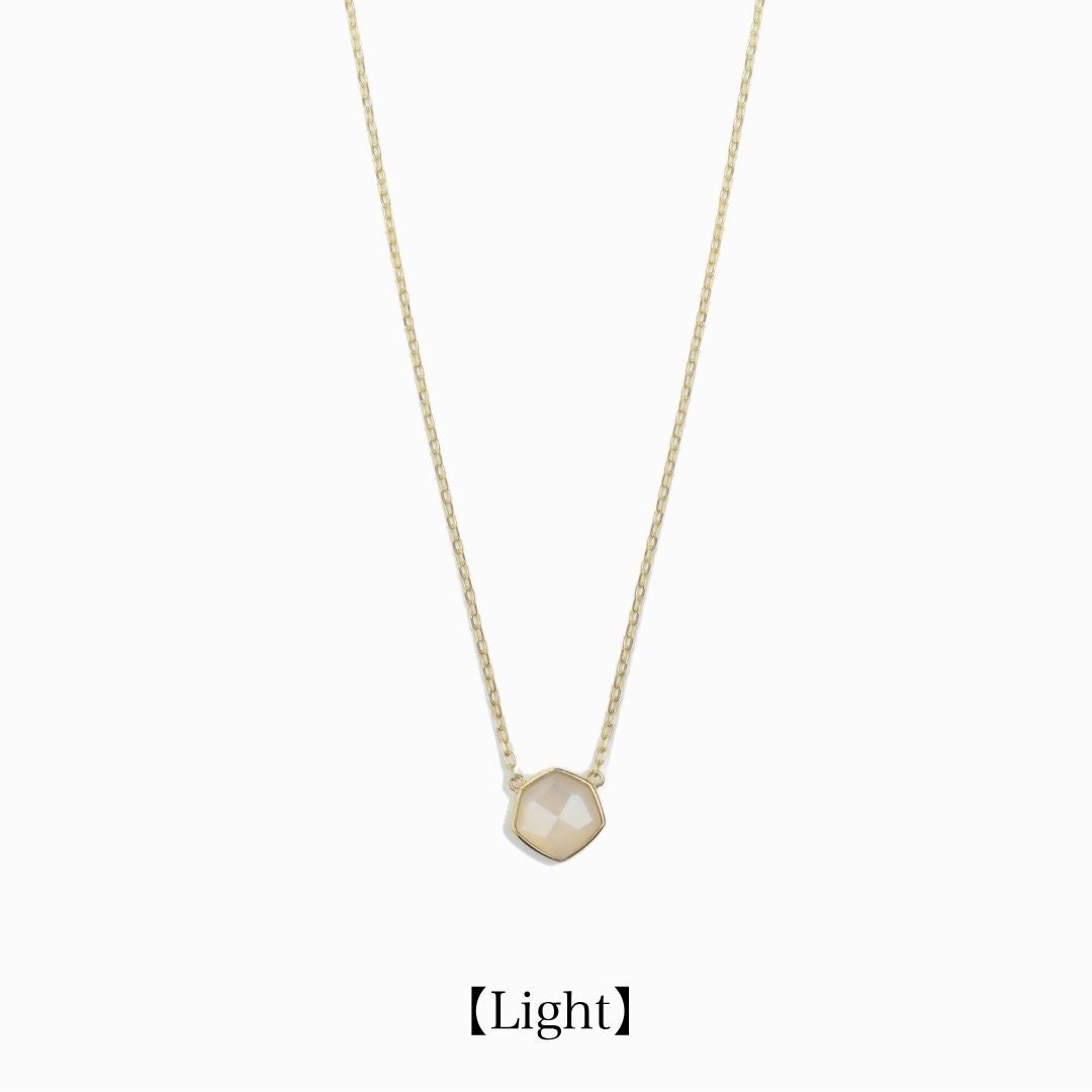 MoonLight Bloom Necklace（Silver）【Luxe】 | Freecus