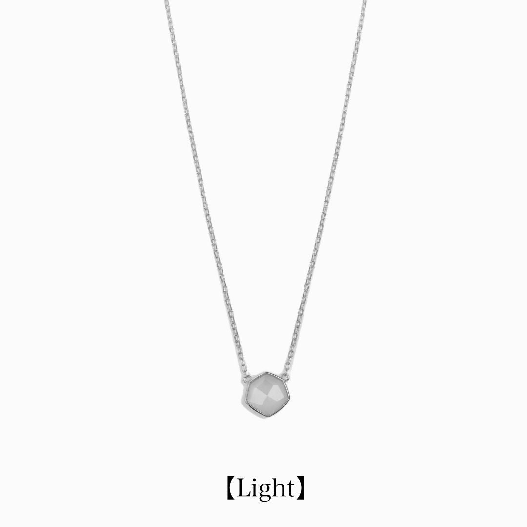 MoonLight Bloom Necklace（Silver）【Light】 | Freecus