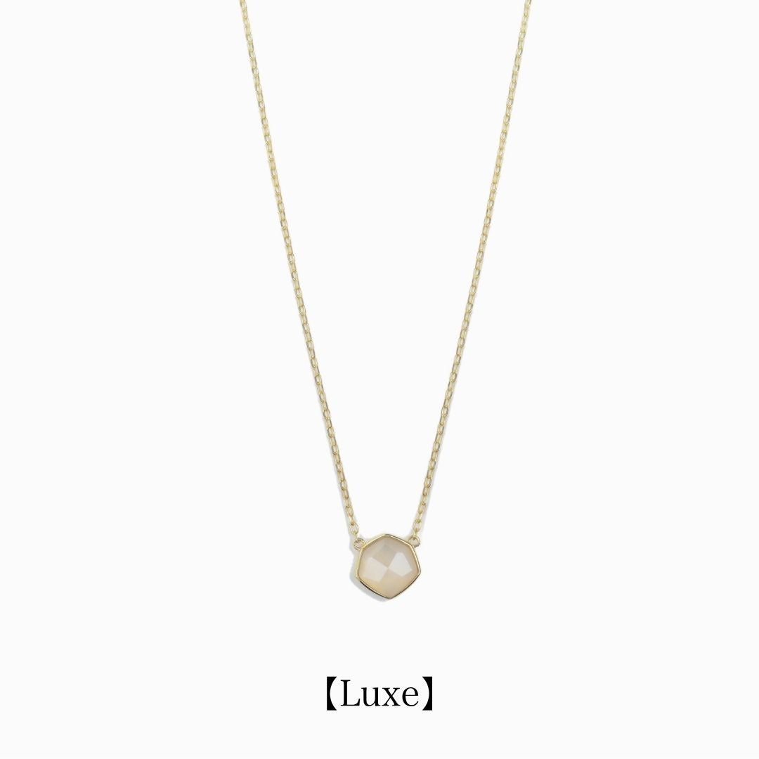 MoonLight Bloom Necklace（Silver）【Luxe】 | Freecus